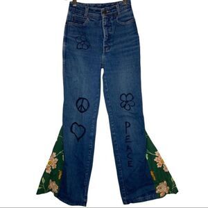 Vintage Calvin Klein Ultra High Rise Upcycled Bell Bottoms Hippie women …